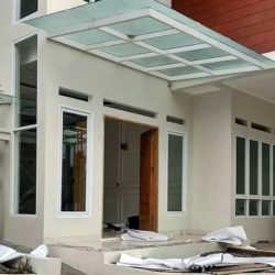 Kanopi Kaca Sandblast