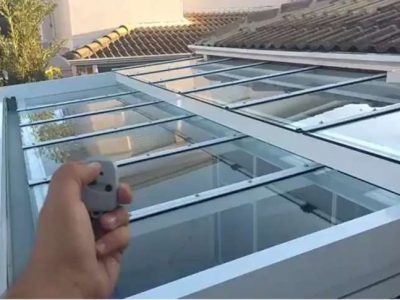 kanopi kaca otomatis