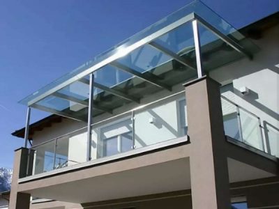 pemasangan balkon kanopi kaca 3